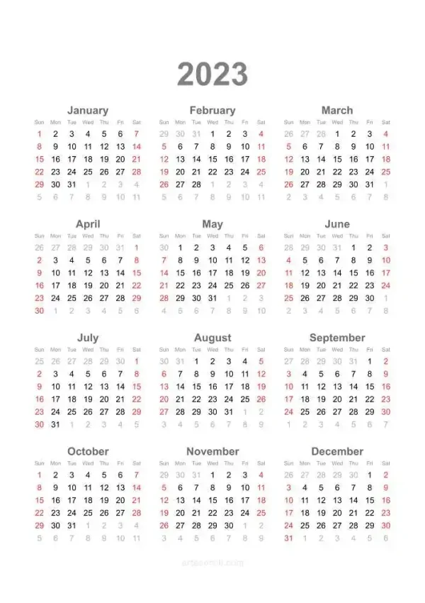 weekly planner 2023 calendar