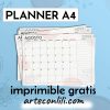 planner fondo aesthetic calendario